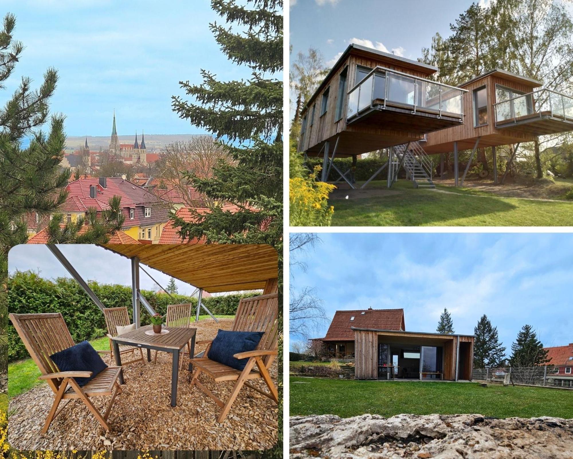 Вілла Baumhaus Und Tinyhaus Мюльгаузен Екстер'єр фото