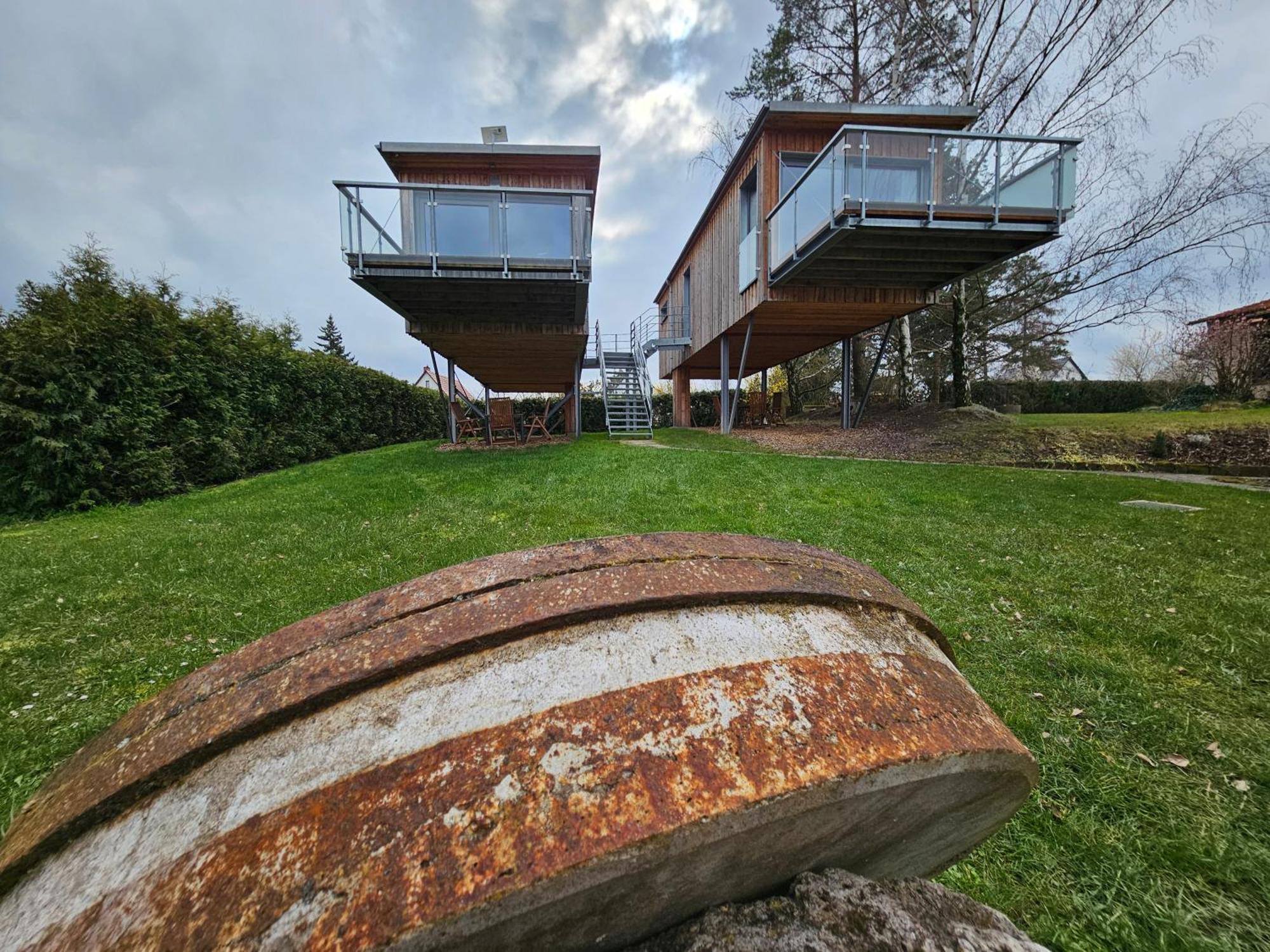 Вілла Baumhaus Und Tinyhaus Мюльгаузен Екстер'єр фото