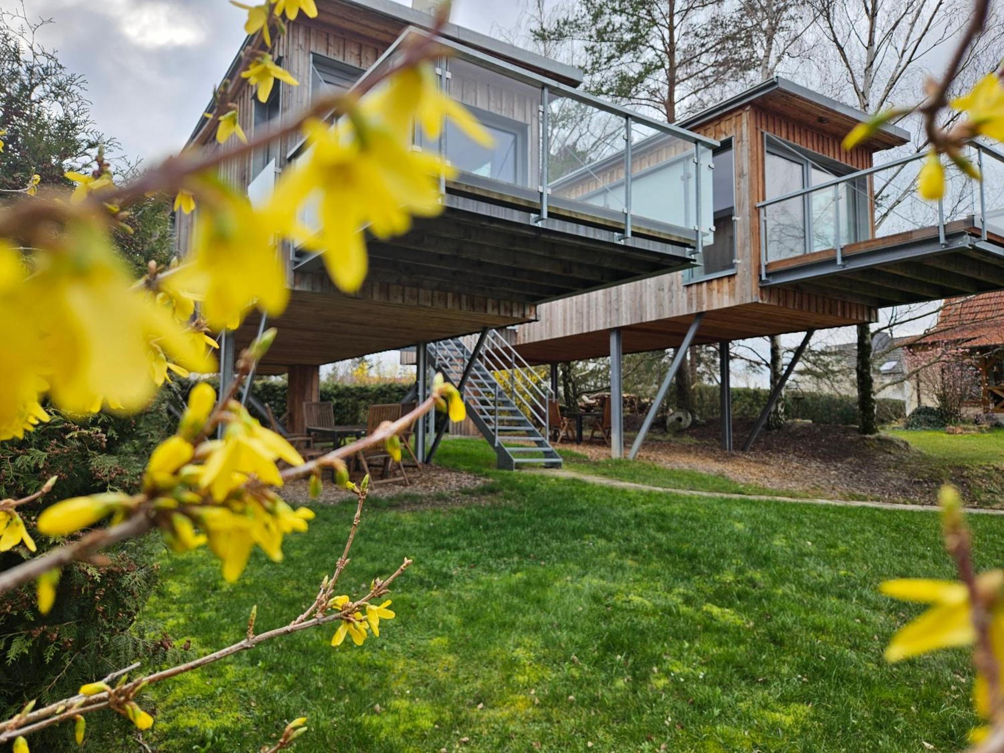 Вілла Baumhaus Und Tinyhaus Мюльгаузен Екстер'єр фото
