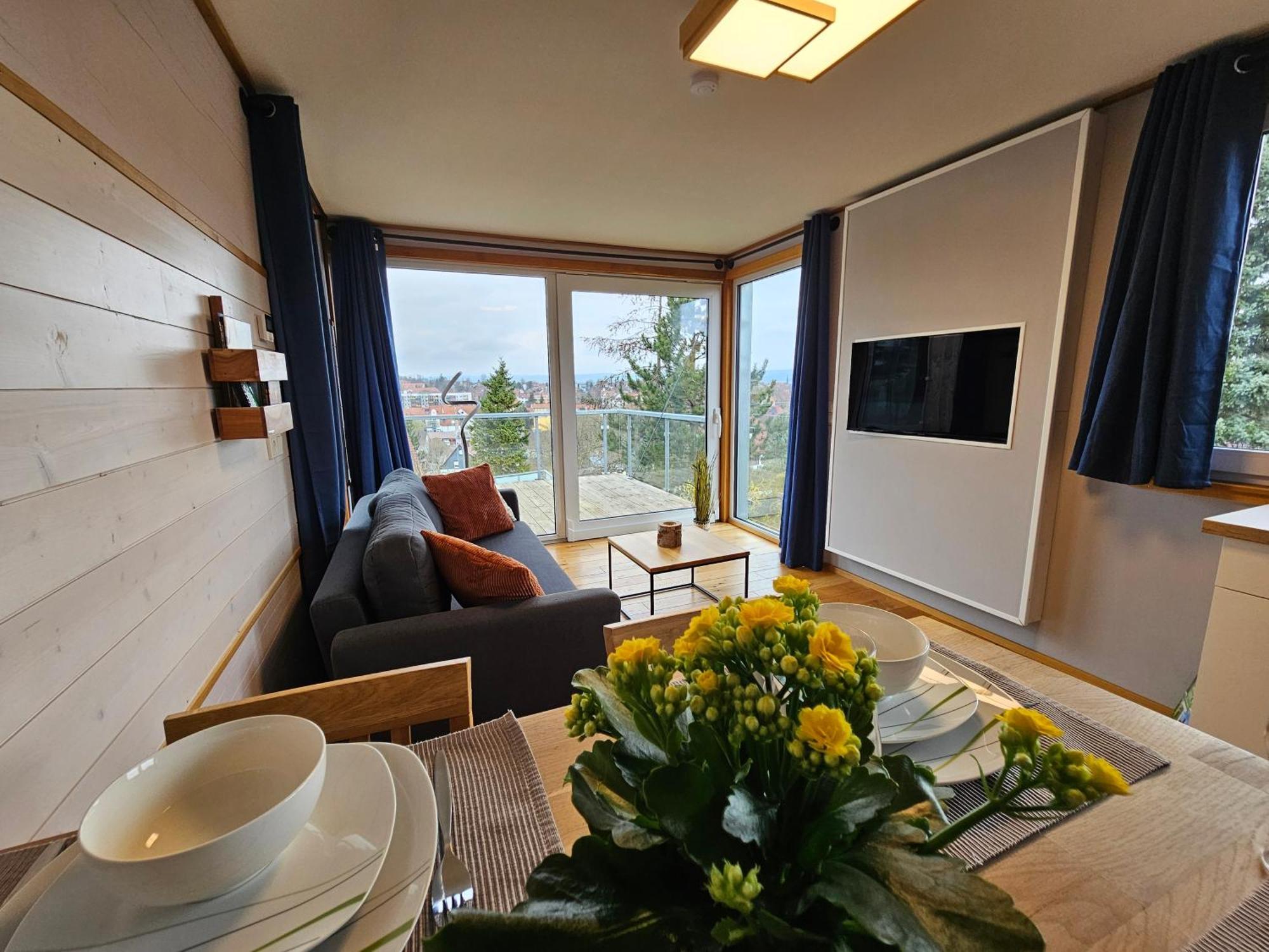 Вілла Baumhaus Und Tinyhaus Мюльгаузен Екстер'єр фото